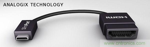 ANALOGIX的SlinPort解決方案，可以協(xié)助業(yè)者集成MyDP應用功能