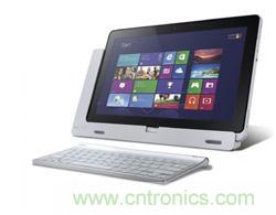 Acer變形筆記本產品，為利用OGS觸屏技術強化產品的薄化設計