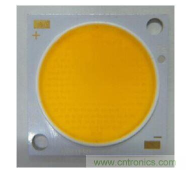 待測(cè)鏡面鋁COB光源外觀