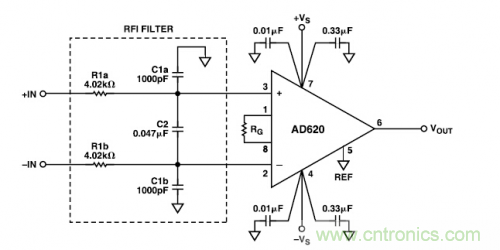 放大電路普及:射頻干擾整流誤差電路設計