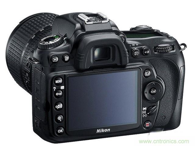 尼康D7000黑色背面圖