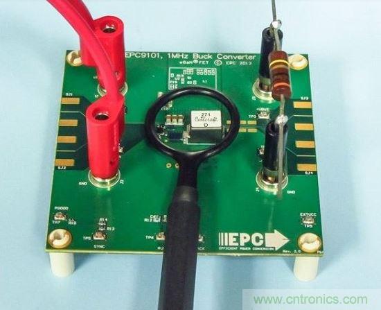 使用R&S RS h400-1 H場探針測量接近GaN開關裝置近場輻射