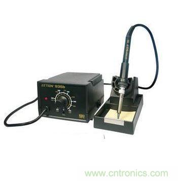 【導(dǎo)讀】電烙鐵作為電子工程師最常用的焊接工具，用好電烙鐵將會為我們的工作節(jié)省不少的時間。本文將通過準(zhǔn)備工作、焊前處理、焊接技術(shù)對電烙鐵的使用進(jìn)行詳細(xì)說明，當(dāng)然還有非常關(guān)鍵的焊接技巧。  　　一、準(zhǔn)備工作  　　1.新烙鐵使用前，應(yīng)用細(xì)砂紙將烙鐵頭打光亮，通電燒熱，蘸上松香后用烙鐵頭刃面接觸焊錫絲，使烙鐵頭上均勻地鍍上一層錫。這樣做，可以便于焊接和防止烙鐵頭表面氧化。舊的烙鐵頭如嚴(yán)重氧化而發(fā)黑，可用鋼挫挫去表層氧化物，使其露出金屬光澤后，重新鍍錫，才能使用。 1 　　電烙鐵要用220V交流電源，使用時要特別注意安全。應(yīng)認(rèn)真做到以下幾點(diǎn)：  　　電烙鐵插頭最好使用三極插頭。要使外殼妥善接地。  　　使用前，應(yīng)認(rèn)真檢查電源插頭、電源線有無損壞。并檢查烙鐵頭是否松動。  　　電烙鐵使用中，不能用力敲擊。要防止跌落。烙鐵頭上焊錫過多時，可用布擦掉。不可亂甩，以防燙傷他人。  　　焊接過程中，烙鐵不能到處亂放。不焊時，應(yīng)放在烙鐵架上。注意電源線不可搭在烙鐵頭上，以防燙壞絕緣層而發(fā)生事故。  　　使用結(jié)束后，應(yīng)及時切斷電源，拔下電源插頭。冷卻后，再將電烙鐵收回工具箱。  　　2、焊錫和助焊劑  　　焊接時，還需要焊錫和助焊劑。  　　（1）焊錫：焊接電子元件，一般采用有松香芯的焊錫絲。這種焊錫絲，熔點(diǎn)較低，而且內(nèi)含松香助焊劑，使用極為方便。  　　（2）助焊劑：常用的助焊劑是松香或松香水（將松香溶于酒精中）。使用助焊劑，可以幫助清除金屬表面的氧化物，利于焊接，又可保護(hù)烙鐵頭。焊接較大元件或?qū)Ь€時，也可采用焊錫膏。但它有一定腐蝕性，焊接后應(yīng)及時清除殘留物。  　　3、輔助工具  　　為了方便焊接操作常采用尖嘴鉗、偏口鉗、鑷子和小刀等做為輔助工具。應(yīng)學(xué)會正確使用這些工具。  　　尖嘴鉗 偏口鉗 鑷子 小刀 　　二、焊前處理  　　焊接前，應(yīng)對元件引腳或電路板的焊接部位進(jìn)行焊前處理。  　　1、清除焊接部位的氧化層  　　可用斷鋸條制成小刀。刮去金屬引線表面的氧化層，使引腳露出金屬光澤。  　　印刷電路板可用細(xì)紗紙將銅箔打光后，涂上一層松香酒精溶液。  　　2、元件鍍錫  　　在刮凈的引線上鍍錫。可將引線蘸一下松香酒精溶液后，將帶錫的熱烙鐵頭壓在引線上，并轉(zhuǎn)動引線。即可使引線均勻地鍍上一層很薄的錫層。導(dǎo)線焊接前，應(yīng)將絕緣外皮剝?nèi)ィ俳?jīng)過上面兩項(xiàng)處理，才能正式焊接。若是多股金屬絲的導(dǎo)線，打光后應(yīng)先擰在一起，然后再鍍錫。  　　刮去氧化層 均勻鍍上一層錫 　　三、焊接技術(shù)  　　做好焊前處理之后，就可正式進(jìn)行焊接。  　　1、焊接方法。  　　焊接 檢查 剪短  　　（1）右手持電烙鐵。左手用尖嘴鉗或鑷子夾持元件或?qū)Ь€。焊接前，電烙鐵要充分預(yù)熱。烙鐵頭刃面上要吃錫，即帶上一定量焊錫。  　　（2）將烙鐵頭刃面緊貼在焊點(diǎn)處。電烙鐵與水平面大約成60℃角。以便于熔化的錫從烙鐵頭上流到焊點(diǎn)上。烙鐵頭在焊點(diǎn)處停留的時間控制在2～3秒鐘。  　　（3）抬開烙鐵頭。左手仍持元件不動。待焊點(diǎn)處的錫冷卻凝固后，才可松開左手。  　　（4）用鑷子轉(zhuǎn)動引線，確認(rèn)不松動，然后可用偏口鉗剪去多余的引線。  　　2、焊接質(zhì)量  　　焊接時，要保證每個焊點(diǎn)焊接牢固、接觸良好。要保證焊接質(zhì)量。  　　良好的焊點(diǎn)應(yīng)是錫點(diǎn)光亮，圓滑而無毛刺，錫量適中。錫和被焊物融合牢固。不應(yīng)有虛焊和假焊。  　　虛焊是焊點(diǎn)處只有少量錫焊住，造成接觸不良，時通時斷。假焊是指表面上好像焊住了，但實(shí)際上并沒有焊上，有時用手一拔，引線就可以從焊點(diǎn)中拔出。這兩種情況將給電子制作的調(diào)試和檢修帶來極大的困難。只有經(jīng)過大量的、認(rèn)真的焊接實(shí)踐，才能避免這兩種情況。  　　焊接電路板時，一定要控制好時間。太長，電路板將被燒焦，或造成銅箔脫落。從電路板上拆卸元件時，可將電烙鐵頭貼在焊點(diǎn)上，待焊點(diǎn)上的錫熔化后，將元件拔出。  　　焊接時候助焊劑（松香和焊油）是關(guān)鍵，新鮮的松香和無腐蝕性的焊油可以幫助你很好的完成焊接，而且可以讓表面光潔漂亮，使用的時候可以多用點(diǎn)助焊劑  焊接技巧也是關(guān)鍵  　　在維修制作過程中，焊接工作是必不可少的。它不但要求將元件固定在電路板上，而且要求焊點(diǎn)必須牢固、圓滑，所以焊接技術(shù)的好壞直接影響到電子制作的成功與否，因此焊接技術(shù)是每一個電子制作愛好者必須掌握的基本功，現(xiàn)在將焊接的要點(diǎn)介紹一下：  　　1. 電烙鐵的選擇  　　電烙鐵的功率應(yīng)由焊接點(diǎn)的大小決定，焊點(diǎn)的面積大，焊點(diǎn)的散熱速度也快，所以選用的電烙鐵功率也應(yīng)該大些。一般電烙鐵的功率有20W 25W 30W 35W 50W 等等。選用30W左右的功率比較合適。  　　電烙鐵經(jīng)過長時間使用后，烙鐵頭部會生成一層氧化物，這時它就不容易吃錫，這時可以用銼刀銼掉氧化層，將烙鐵通電后等烙鐵頭部微熱時插入松香，涂上焊錫即可繼續(xù)使用，新買來的電烙鐵也必須先上錫然后才能使用。  　　2. 焊錫和助焊劑  　　選用低熔點(diǎn)的焊錫絲和沒有腐蝕性的助焊劑，比如松香，不宜采用工業(yè)焊錫和有腐蝕性的酸性焊油，最好采用含有松香的焊錫絲，使用起來非常方便。  　　3． 焊接方法  　　元件必須清潔和鍍錫，電子元件在保存中，由于空氣氧化的作用，元件引腳上附有一層氧化膜，同時還有其它污垢，焊接前可用小刀刮掉氧化膜，并且立即涂上一層焊錫（俗稱搪錫），然后再進(jìn)行焊接。經(jīng)過上述處理后元件容易焊牢，不容易出現(xiàn)虛焊現(xiàn)象。 焊接的溫度和焊接的時間  　　焊接時應(yīng)使電烙鐵的溫度高于焊錫的溫度，但也不能太高，以烙鐵頭接觸松香剛剛冒煙為好。焊接時間太短，焊點(diǎn)的溫度過低，焊點(diǎn)融化不充分，焊點(diǎn)粗糙容易造成虛焊，反之焊接時間過長，焊錫容易流淌，并且容易使元件過熱損壞元件。  　　焊接點(diǎn)的上錫數(shù)量  　　焊接點(diǎn)上的焊錫數(shù)量不能太少，太少了焊接不牢，機(jī)械強(qiáng)度也太差。而太多容易造成外觀一大堆而內(nèi)部未接通。焊錫應(yīng)該剛好將焊接點(diǎn)上的元件引腳全部浸沒，輪廓隱約可見為好。  　　注意烙鐵和焊接點(diǎn)的位置  　　初學(xué)者在焊接時，一般將電烙鐵在焊接處來回移動或者用力擠壓，這種方法是錯誤的。正確的方法是用電烙鐵的搪錫面去接觸焊接點(diǎn)，這樣傳熱面積大，焊接速度快。  　　4.焊接后的檢查  　　焊接結(jié)束后必須檢查有無漏焊、虛焊以及由于焊錫流淌造成的元件短路。虛焊較難發(fā)現(xiàn)，可用鑷子夾住元件引腳輕輕拉動，如發(fā)現(xiàn)搖動應(yīng)立即補(bǔ)焊  　　電烙鐵的基本使用方法之二：  　　電烙鐵是電子焊接中最常用的工具，作用是將電能轉(zhuǎn)換成熱能對焊接點(diǎn)部位進(jìn)行加熱焊接，其是否成功很大一部分是看對它的操控怎么樣了，因此某種角度上來說電烙鐵的使用依靠的是一種手法感覺。  　　一般來說，電烙鐵的功率越大，熱量越大，烙鐵頭的溫度也就越高。一般的晶體管、集成電路電子元器件焊接選用20W的內(nèi)熱式電烙鐵足夠了，功率過大容易燒壞元件，因?yàn)槎O管、三極管結(jié)點(diǎn)溫度超過 200℃就會燒壞。但以搭棚焊為主的膽機(jī)制作中，電烙鐵功率要大些，可在35W-45W中選擇，甚至可以更大。  　　值得注意的是，線路焊接時，時間不能太長也不能太短，時間過長也容易損壞，而時間太短焊錫則不能充分融化，造成焊點(diǎn)不光滑不牢固，還可能產(chǎn)生虛焊，一般來說最恰當(dāng)?shù)臅r間必須在1.5s～4s內(nèi)完成。  　　焊錫是一種易熔金屬，最常用的一般是焊錫絲。焊錫的作用是使元件引腳與印刷電路板的連接點(diǎn)連接在一起，焊錫的選擇對焊接質(zhì)量有很大的影響。現(xiàn)在最常用的一般是含松香焊錫絲，但細(xì)分起來也頗有講究，其中真正不摻水份的含銀焊錫絲當(dāng)然是上等品了。  　　另外值得一提的是吸錫器，其對于新手來說十分實(shí)用，初次使用電烙鐵總是容易將焊錫弄得到處都是，吸錫器則可以幫你把電路板上多余的焊錫處理掉。另外，吸錫器在拆除多腳集成電路器件時十分奏效有用，它能將焊點(diǎn)全部吸掉，而對于能熟練使用烙鐵的人來說就完全沒有必要了，用烙鐵完全可以代替其功能，將焊點(diǎn)熔掉就可以很容易的將元件取出。  　　焊接前，應(yīng)對元件引腳或電路板的焊接部位進(jìn)行焊前處理。  　　清除焊接部位的氧化層----可用斷鋸條制成小刀，刮去金屬引線表面的氧化層，使引腳露出金屬光澤。印刷電路板可用細(xì)紗紙將銅箔打光后，涂上一層松香酒精溶液。  　　元件鍍錫----在刮凈的引線上鍍錫。可將引線蘸一下松香酒精溶液后，將帶錫的熱烙鐵頭壓在引線上，并轉(zhuǎn)動引線。即可使引線均勻地鍍上一層很薄的錫層。導(dǎo)線焊接前，應(yīng)將絕緣外皮剝?nèi)ィ俳?jīng)過上面兩項(xiàng)處理，才能正式焊接。若是多股金屬絲的導(dǎo)線，打光后應(yīng)先擰在一起，然后再鍍錫。  　　做好焊前處理之后，就可正式進(jìn)行焊接∶  　　（1）右手持電烙鐵。左手用尖嘴鉗或鑷子夾持元件或?qū)Ь€。焊接前，電烙鐵要充分預(yù)熱。烙鐵頭刃面上要吃錫，即帶上一定量焊錫。  　　（2）將烙鐵頭刃面緊貼在焊點(diǎn)處。電烙鐵與水平面大約成60℃角。以便于熔化的錫從烙鐵頭上流到焊點(diǎn)上。烙鐵頭在焊點(diǎn)處停留的時間控制在2～3秒鐘。  　　（3）抬開烙鐵頭。左手仍持元件不動。待焊點(diǎn)處的錫冷卻凝固后，才可松開左手。  　　（4）用鑷子轉(zhuǎn)動引線，確認(rèn)不松動，然后可用偏口鉗剪去多余的引線。  　　焊接質(zhì)量-----焊接時，要保證每個焊點(diǎn)焊接牢固、接觸良好。要保證焊接質(zhì)量，其典型特征是錫點(diǎn)光亮，圓滑而無毛刺，錫量適中。錫和被焊物融合牢固，不應(yīng)有虛焊和假焊。  　　虛焊是焊點(diǎn)處只有少量錫焊住，造成接觸不良，時通時斷。假焊是指表面上好像焊住了，但實(shí)際上并沒有焊上，有時用手一拔，引線就可以從焊點(diǎn)中拔出。  　　焊接電路板時，一定要控制好時間。太長，電路板將被燒焦，或造成銅箔脫落。從電路板上拆卸元件時，可將電烙鐵頭貼在焊點(diǎn)上，待焊點(diǎn)上的錫熔化后，將元件拔出。  　　如何拆換元件------其實(shí)拆換元件再簡單不過了，用吸焊器很容易就能完成，將元件管腳上的焊錫全部吸掉，這里告訴大家一個小訣竅，現(xiàn)在的電路板大多做工精細(xì)，焊錫使用很少，很難熔掉，那么我們可以加點(diǎn)焊錫在管腳上再去利用吸焊器就容易多了。  　　另一個方法就是前面提到的，直接使用電烙鐵熔掉焊錫，但這樣就存在不小的危險性，既要小心焊點(diǎn)沒完全被熔掉，又怕接觸的太久燒壞元件。常用的方法是在加溫的時候就用鑷子夾住元件外拉，當(dāng)溫度達(dá)到時，元件就會被拉出，但切記不要太用力了，否則管腳斷在焊錫中就麻煩了。  　　當(dāng)然，為保險起見，兩種方法結(jié)合起來使用是再好不過了，因?yàn)橛袝r由于元件插孔太小，吸焊很難被吸干凈，此時撤走吸焊器就會粘住，故可以用電烙鐵加熱取掉。  　　焊接其實(shí)并沒那么可怕，或許對新手來說，初試比較難以掌握，然而練得多也就自然熟練了。總之，對于喜愛動手的發(fā)燒友來說，只要你多多實(shí)踐那么掌握其中的竅門是早晚的事。