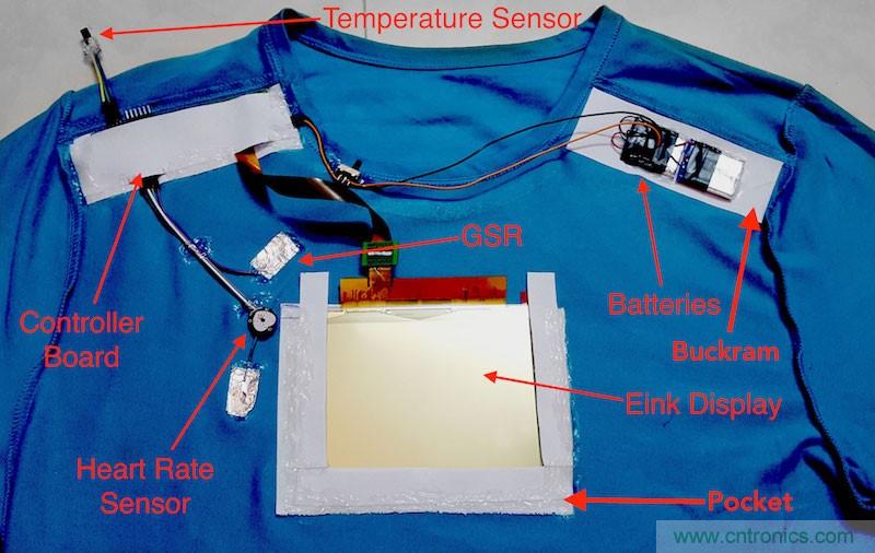 如何DIY一款能監(jiān)控個人情緒的電子T恤？