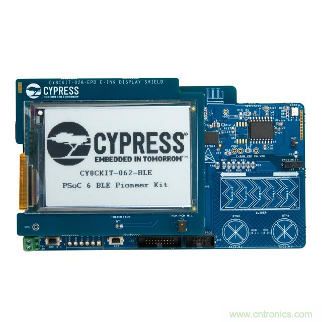 Cypress Semiconductor PSoC 6 BLE Pioneer 套件現(xiàn)已入庫 Digi-Key;客戶預(yù)訂訂單陸續(xù)發(fā)貨中