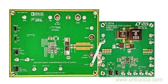 通過5 V至24 V輸入提供雙極性、雙向DC-DC流入和流出電流