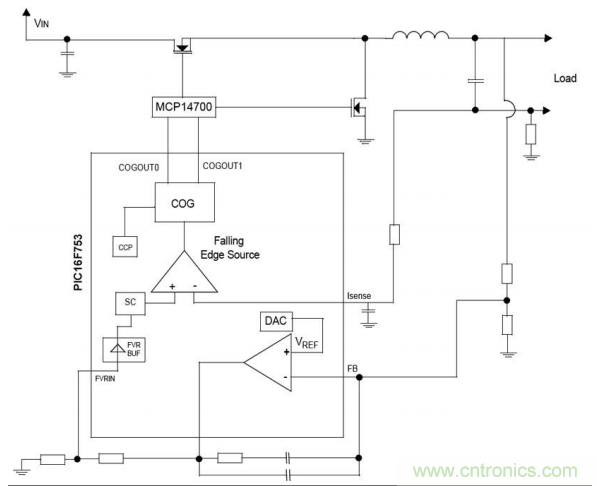 如何使用純模擬控制的降壓和升壓電源來實現輸出穩壓？