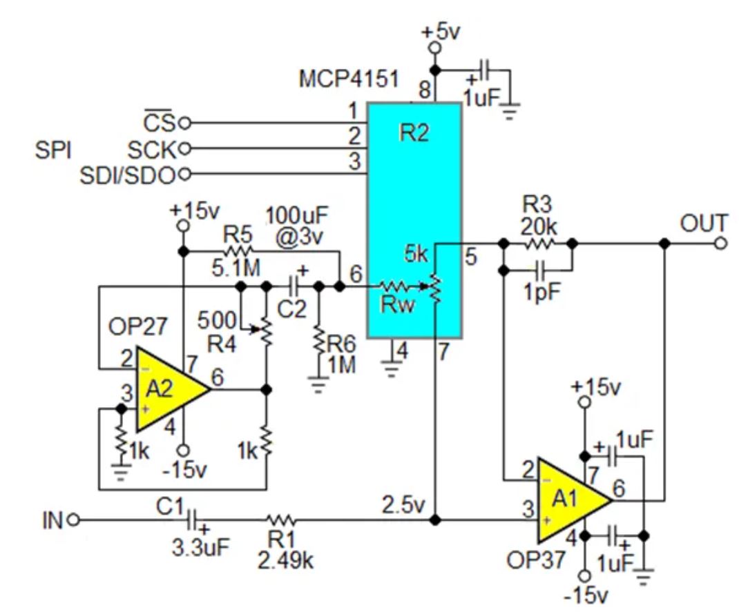 數(shù)字電位器能否代替電路中的機械電位器？